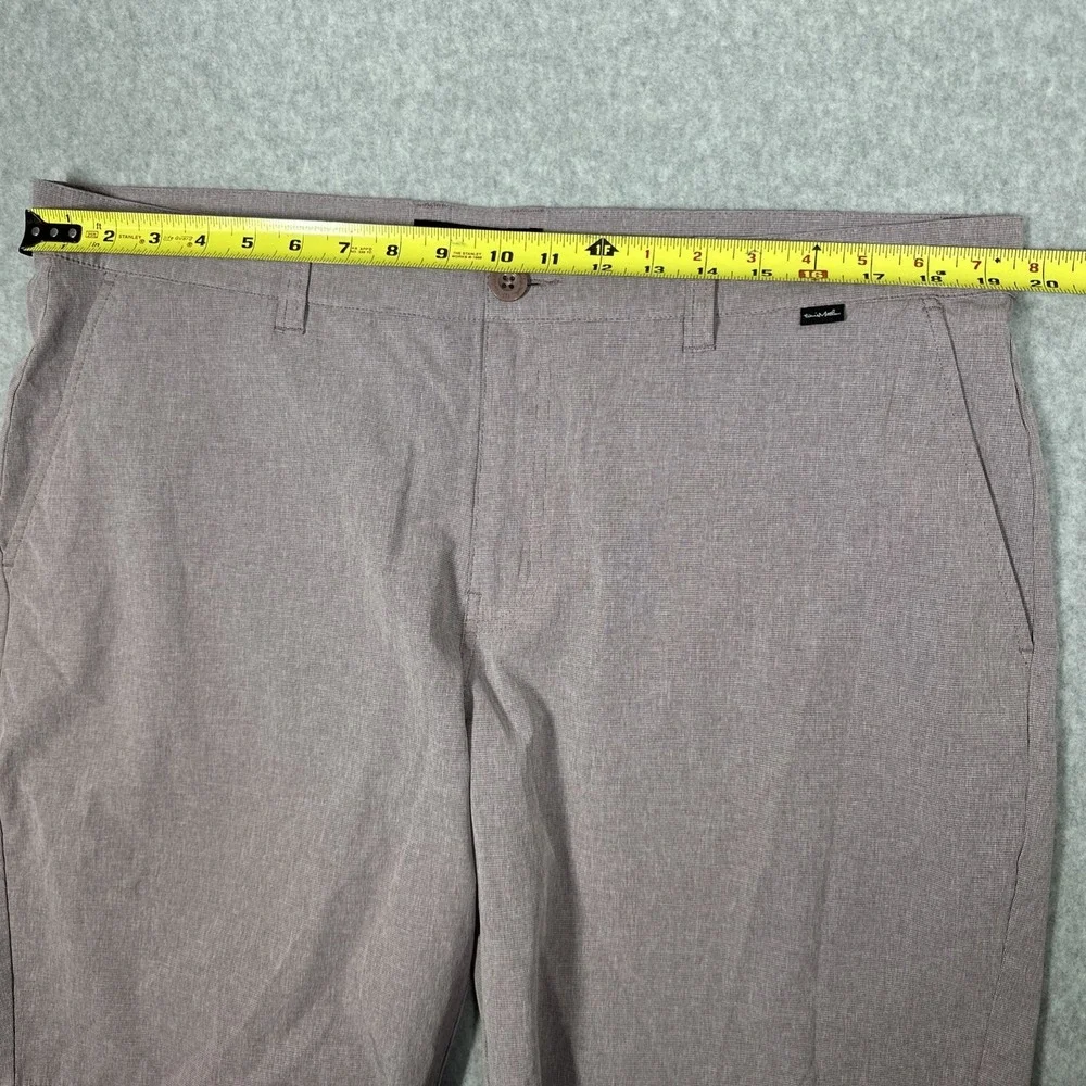 Travis Mathew Beck Men's Shorts 38 Gray Chino Stretch‎ Golf Beach Casual Boating